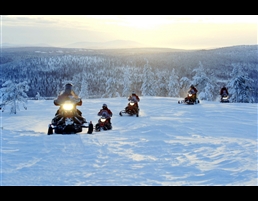 Snowmobiling by Visit Finland